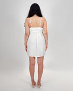 THE GODDESS DRESS & SHRUG (WHITE AND GOLD)