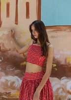The Arden Set in Red Checkerboard