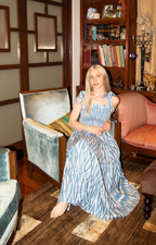 The Reagan in Blue Ikat