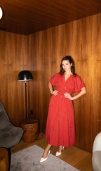 The Sara Dress in Jaipur Dust